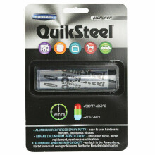 QUIKSTEEL EPOXY REINFORCED ALUMINUM PUTTY MECHANICS INSTANT REPAIR WELD FIX
