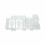 GENUINE BEKO TUMBLE DRYER BUTTON CLUSTER LIGHT GUIDE PANEL 2963670200 1