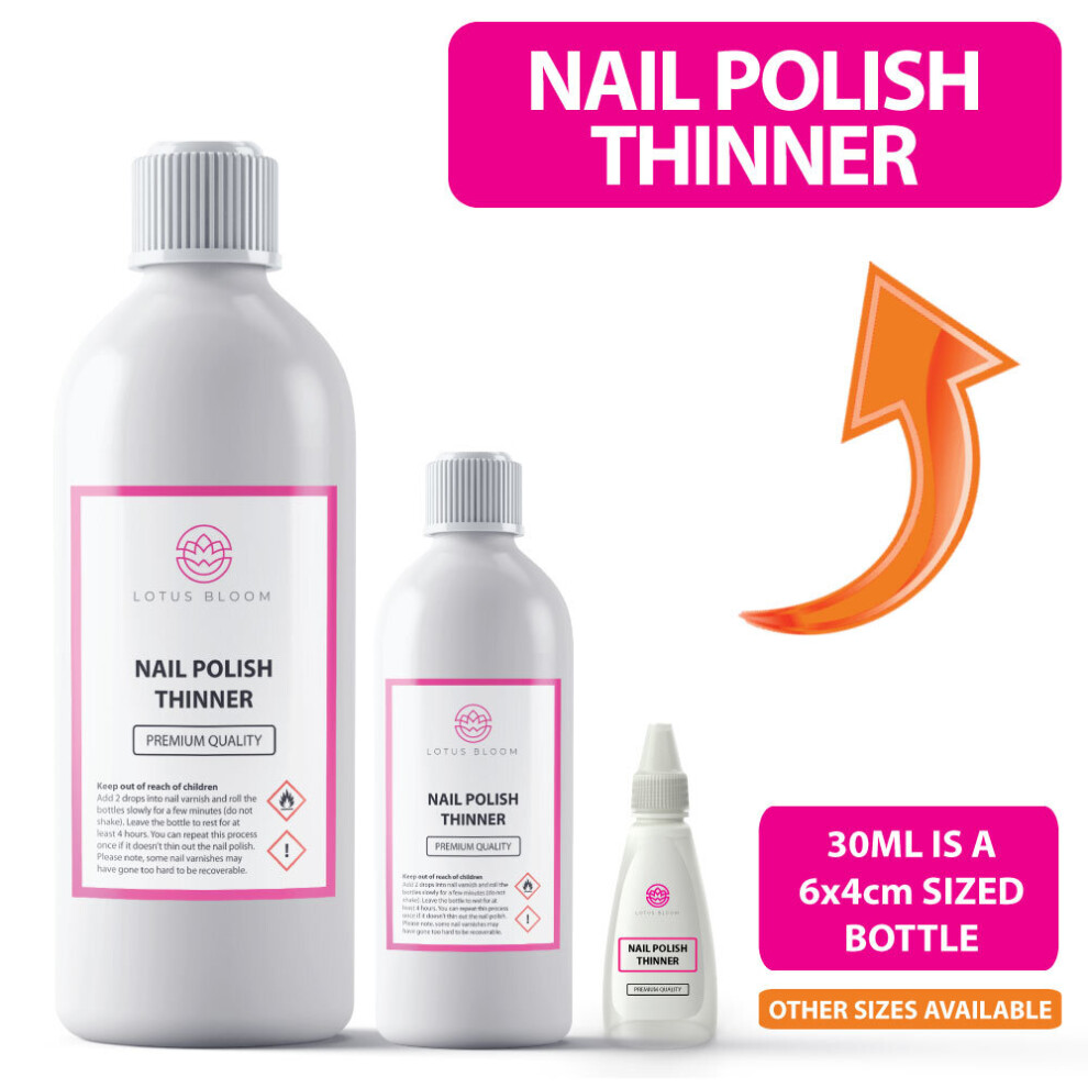 (100ml) Nail Polish THINNER - Gel Nail Varnish Thinner PREMIUM QUALITY - All Sizes