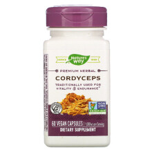 Nature's Way, Cordyceps, 60 vegane Kapseln (500 mg pro Kapsel)