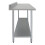 Lot Table de travail Support Plan Cuisine 2 Niveaux 1500mm & Êtagère d'Appoint 6