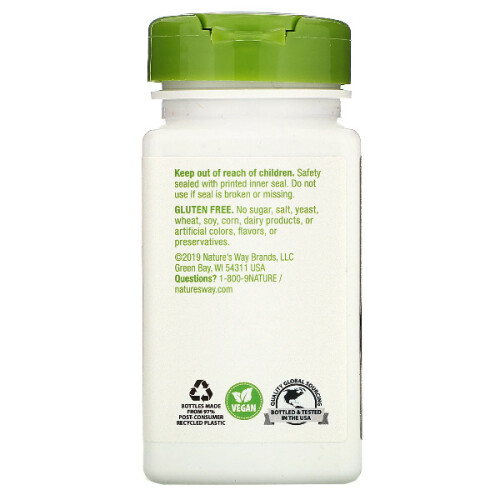 Nature's Way, Ρίζα Λικορίτσου, 100 Βεγανικά Φύλλα (450 mg ανά Φύλλο) 2