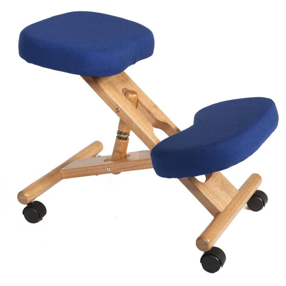 Teknik Kneeling Blue Office Chair