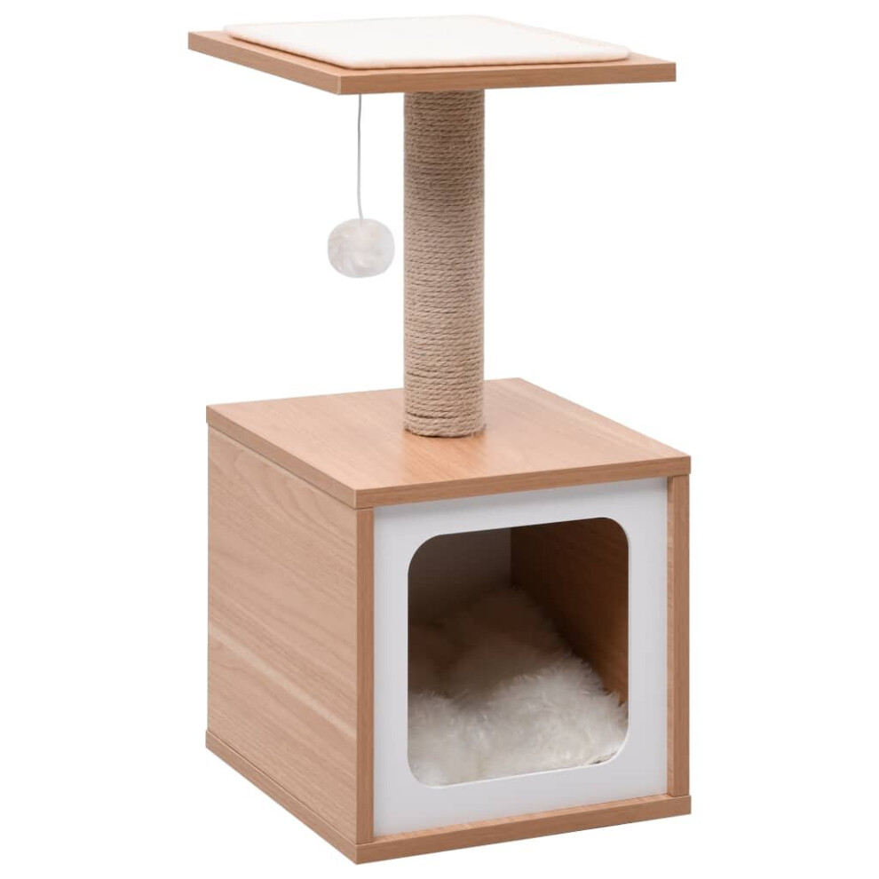 vidaXL  Cat Tree with Sisal Scratching Mat 62 cm