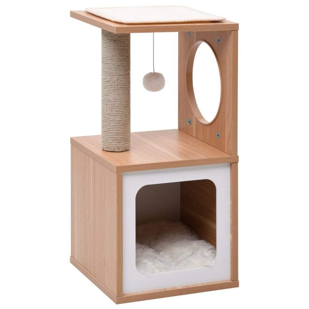 vidaXL Cat Tree With Sisal Scratching Mat 60 Cm