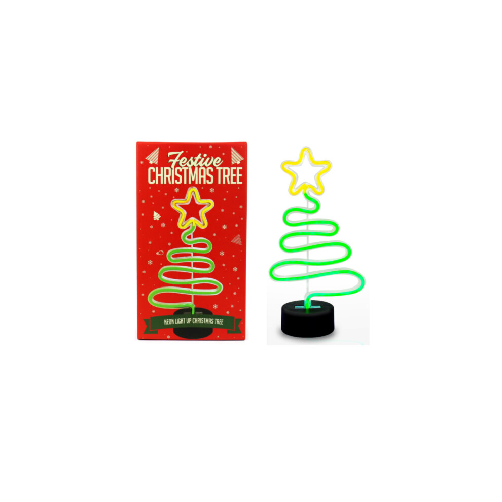 Gift Republic Festive Christmas Tree Neon Decoration Light