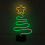 Gift Republic Festive Christmas Tree Neon Light Decoration 6