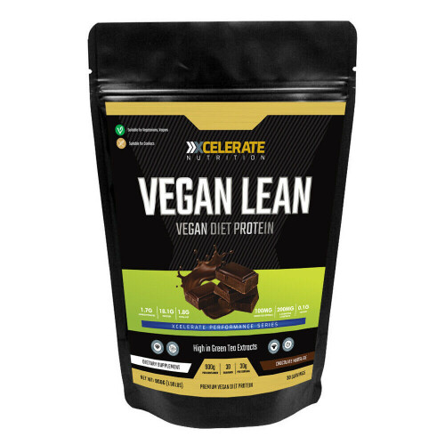 XCelerate Nutrition Vegan Lean Diet Protein 900g Chocolate Mudslide