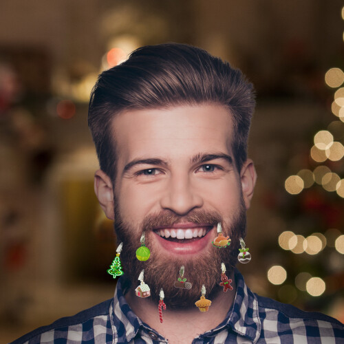 Gift Republic Festive Feast Beard Baubles 1