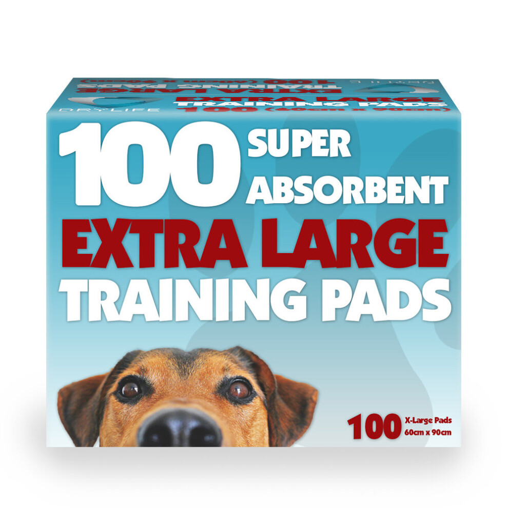 (Box of 100) Drylife Extra Large Puppy Training Pads - 60x90cm