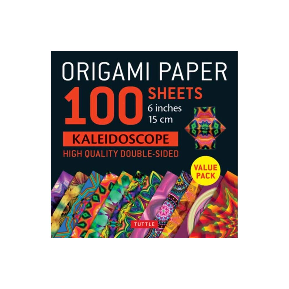 Tuttle Publishing Origami Paper 100 Sheets Kaleidoscope 6 15 Cm By