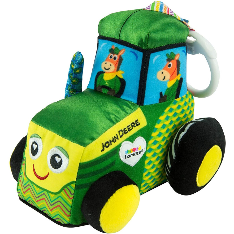 Lamaze Clip & Go John Deere Tractor Hanging Soft Toy