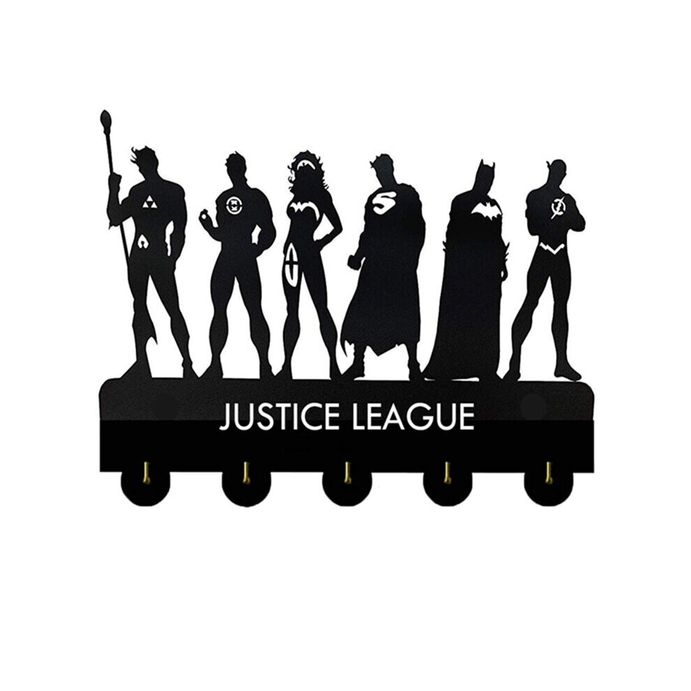 Justice League Wall Artist Home Creative Wooden Multifunctional Wall Hook-image-OPC-P685N7H-NEW