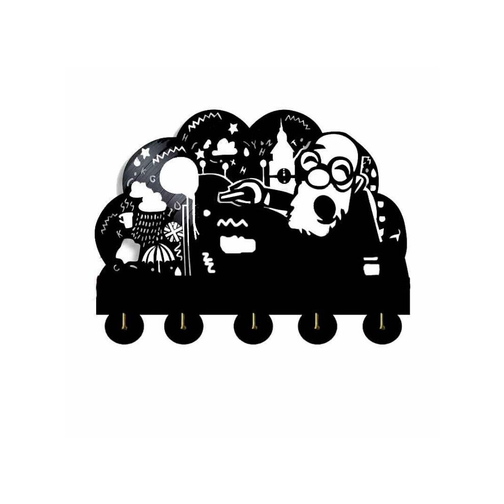 Santa Wall Artist's House Creative Wooden Multifunctional Wall Hook-image-OPC-P685P2Z-NEW