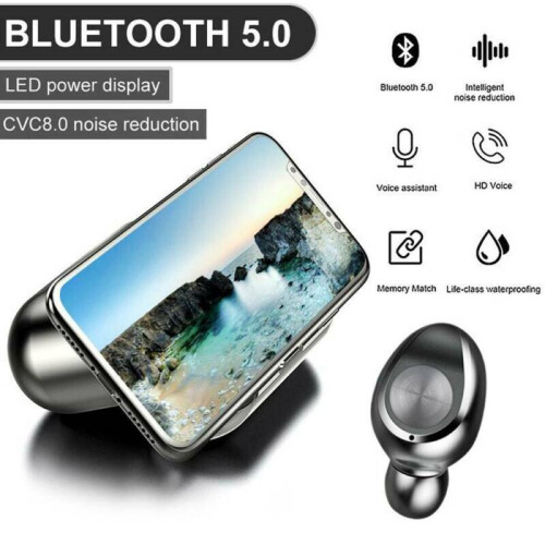 Wireless Bluetooth Earphone Waterproof Wireless Earbuds LED Display Earphone 1