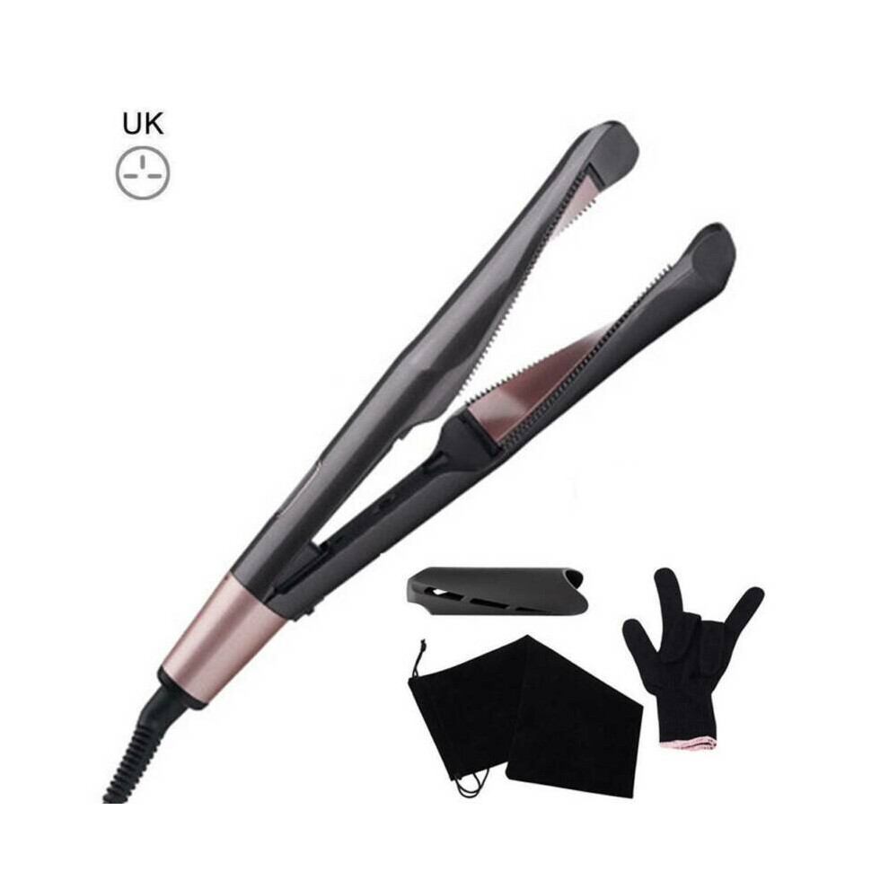 2-in-1 Electric Professional Heat Hair Straightener Curler Salon