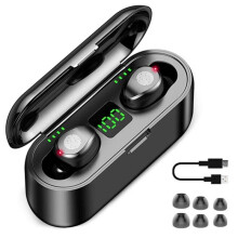 Wireless Bluetooth Earphone Waterproof Wireless Earbuds LED Display Earphone