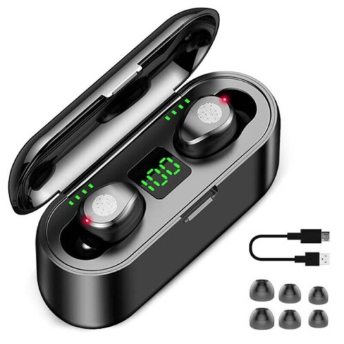 Wireless Bluetooth Earphone Waterproof Wireless Earbuds LED Display Earphone