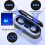 Wireless Bluetooth Earphone Waterproof Wireless Earbuds LED Display Earphone 7