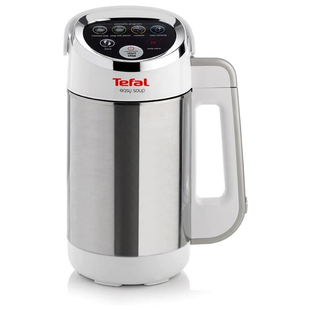 Tefal Easy Soup And Smoothie Maker, Stainless Steel, White