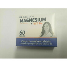 MAGNEZ + VIT B6 Magnesium with Vitamin B6 ( 60 ) tablets magne b6