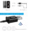 Bluetooth 5.0 Audio Transmitter Receiver Adapter For TV/PC/Car/AUX Speaker 8