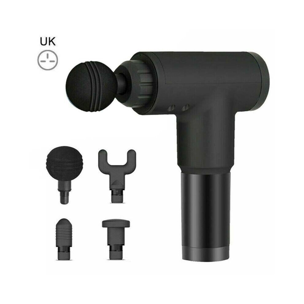 Black (Black) Deep Tissue Massage Gun Percussion Massager Muscle Vibration Relaxing Therapy