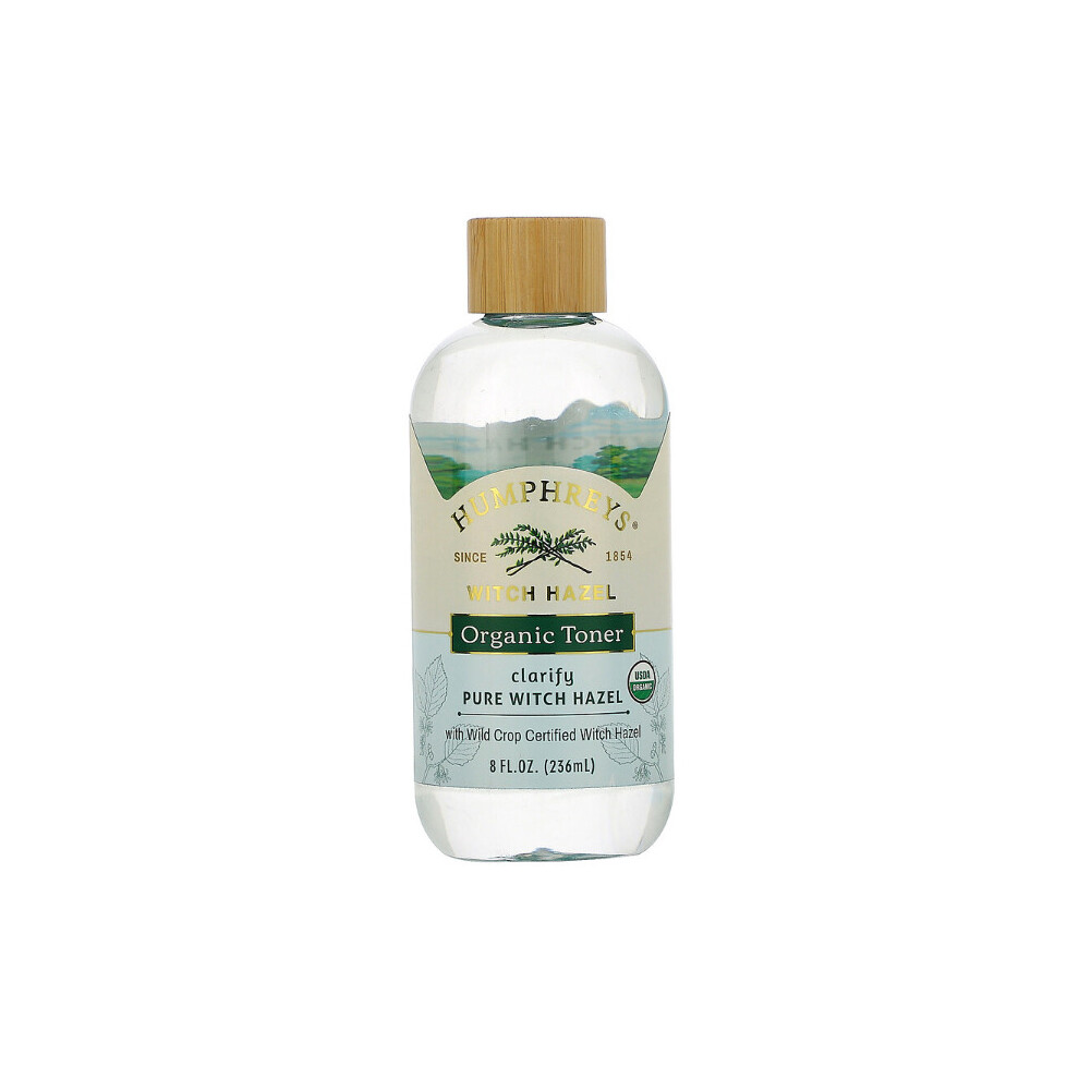 Humphrey's , Witch Hazel, Organic Toner, Clarify, 236Ml