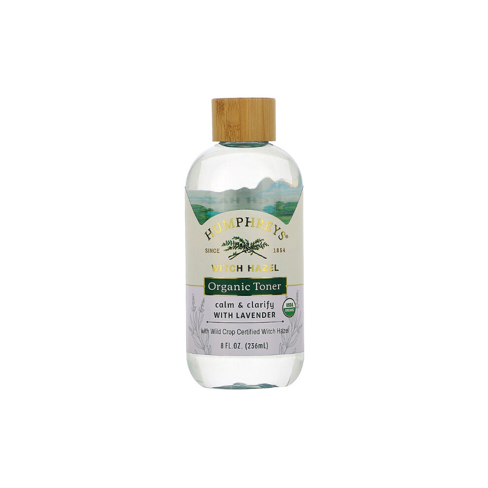 Humphrey's Lavender Witch Hazel, Organic Toner With 236Ml