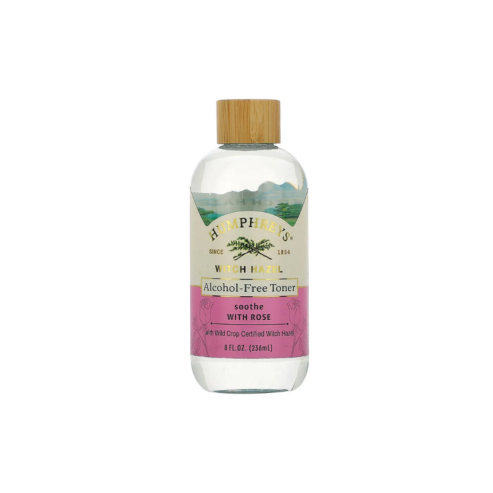 Humphrey's , Witch Hazel, Alcohol Free Toner With Rose, 236Ml