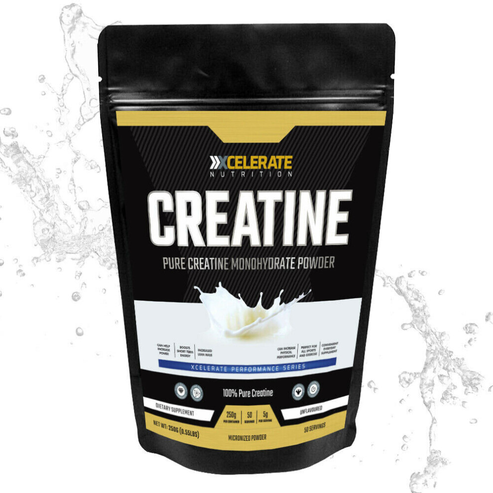Xcelerate Nutrition Creatine Monohydrate Unflavoured 250G