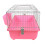 Little-Friends Indoor Rabbit Guinea Pig Cage 100cm Large Pink Single Tier 3