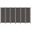 VidaXL vidaXL 6-Panel Room Divider Anthracite 300x180 cm Partition Screen Separator 1