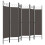 VidaXL vidaXL 6-Panel Room Divider Anthracite Folding Panel Screen Folder Partition 2