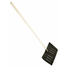 Wooden & Plastic Snow Shovel