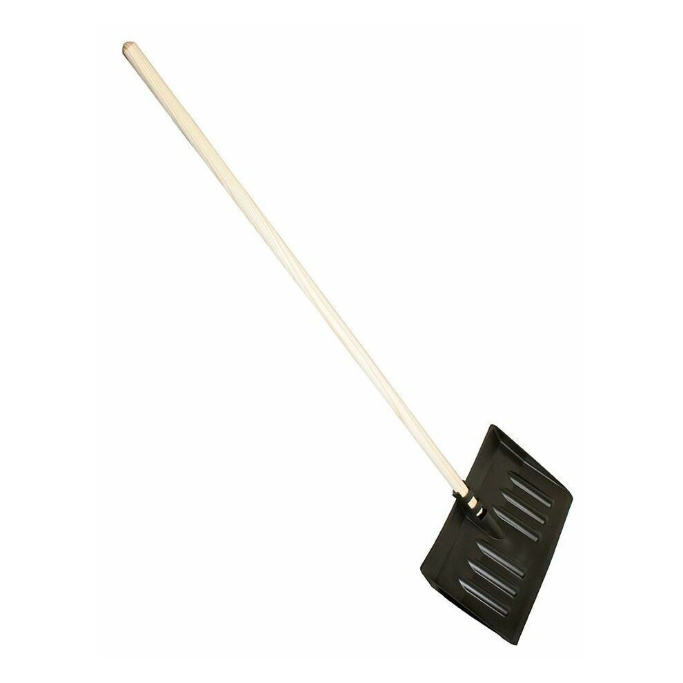 Wooden & Plastic Snow Shovel