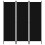 VidaXL vidaXL 3-Panel Room Divider Black 150x180 cm Wall Partition Screen Separator 1