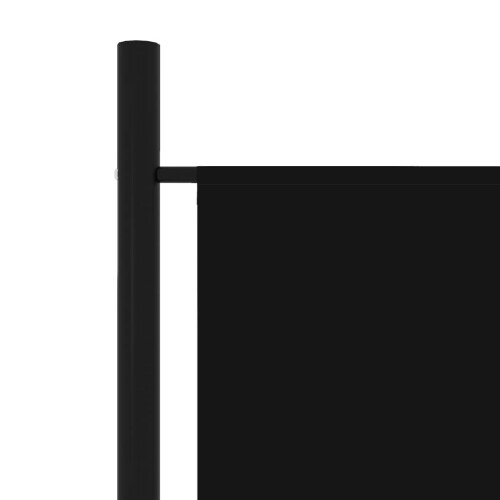 VidaXL vidaXL 6-Panel Room Divider Black 300x180 cm Wall Partition Screen Separator 1
