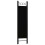 VidaXL vidaXL 3-Panel Room Divider Black 120x180 cm Wall Partition Screen Separator 5