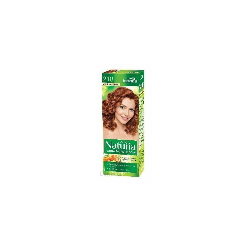Cosmelogia Women's Joanna Naturia Color Hair Dye 218 Copper Blonde 150G