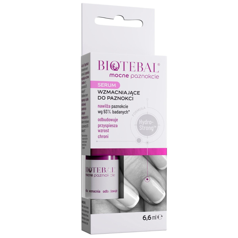 Cosmelogia Biotebal Strong Nails Serum - Nail Strengthening Treatment For Brittle Nails, 6.6 Ml