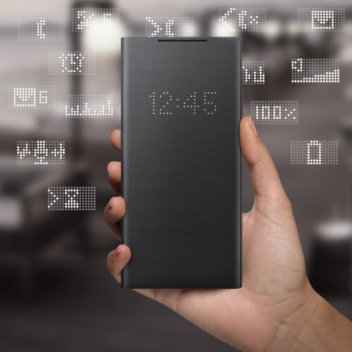 Samsung Official Samsung Galaxy Note20 LED View Flip Cover Case  - Black 2