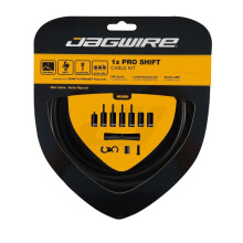(One Size, Stealth Black) Jagwire 1X Pro Shift Kit