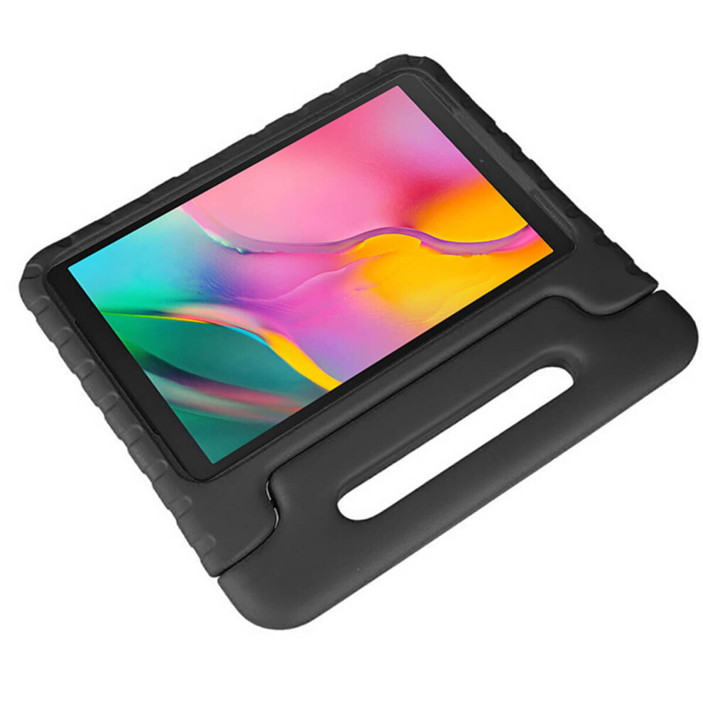 (Black) Shockproof Protective Case Samsung Galaxy Tab A 10.1 (2019) Kids Cover Black 5060788078788