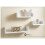Spot On Dealz Set of 3 U Shape Floating Shelves Display Home Décor White -G-0001 1