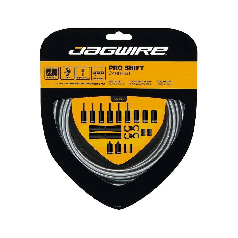 (Stealth Black) Jagwire Pro Shift Kit