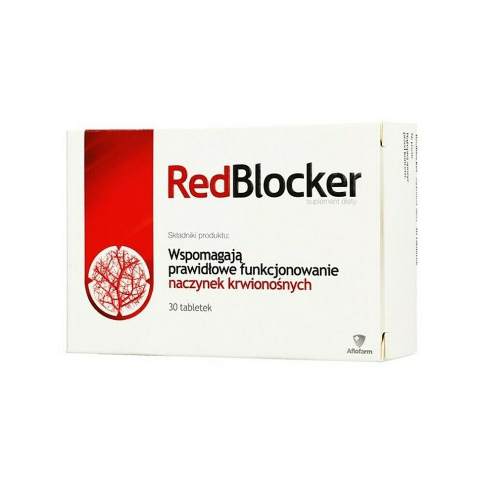 Redblocker, 30 Tabs proper functioning of the skin and blood vessels