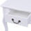 VidaXL vidaXL 2x Bedside Cabinets MDF White Nightstand Side End Table with a Drawer 6