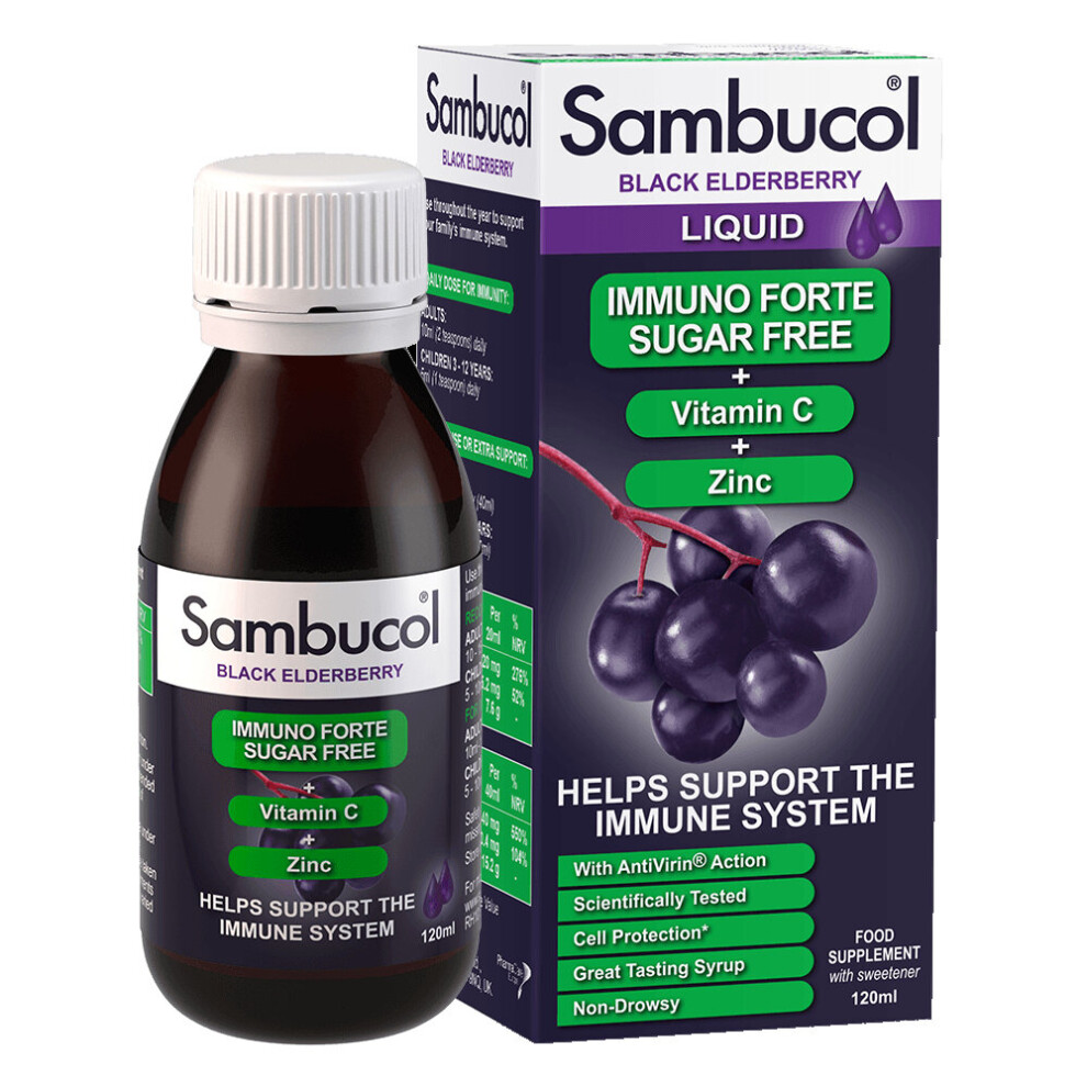 Sambucol Immuno Forte Sugar Free 120ml