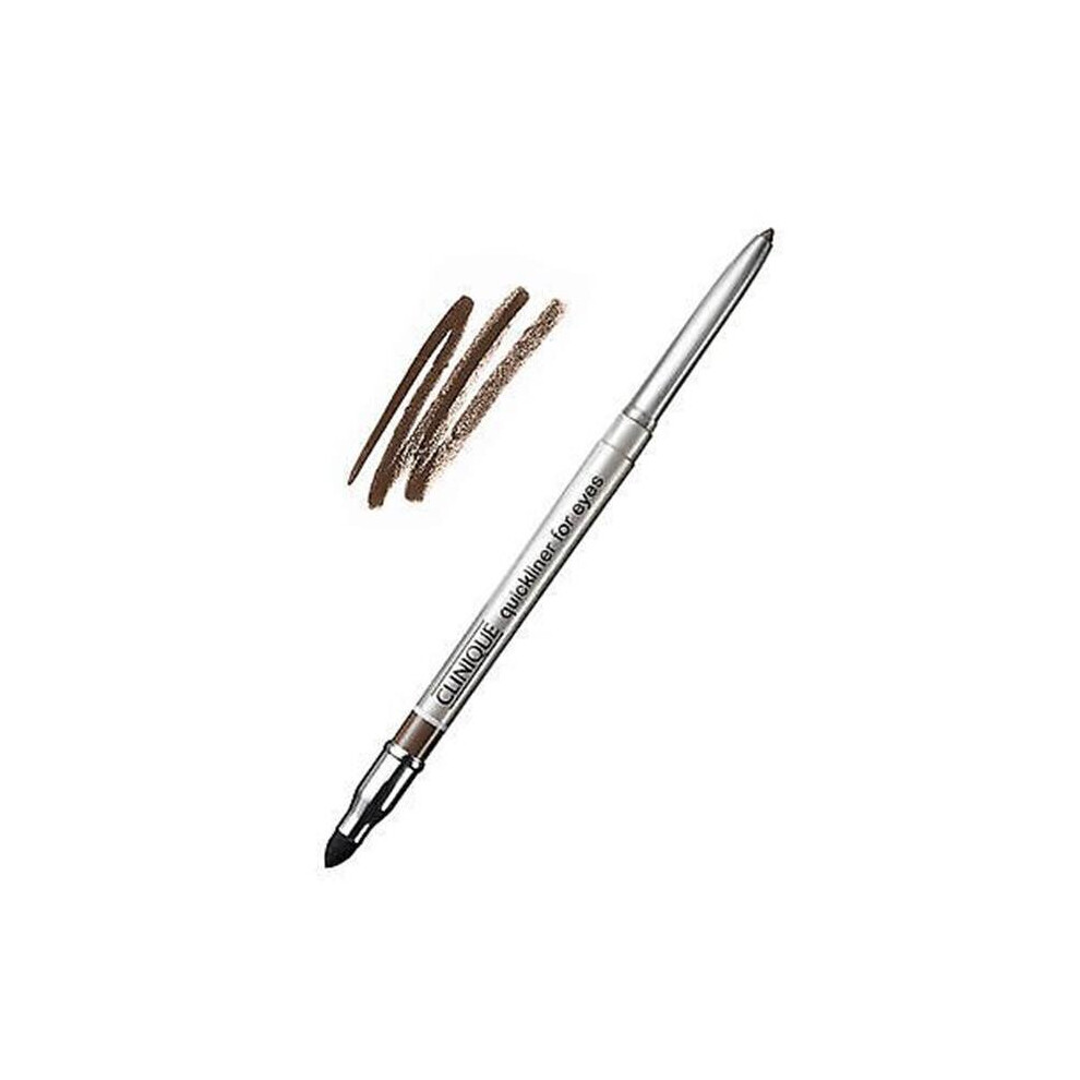 Clinique CQQUICELP14 0.01 oz Quickliner Eye Liner Pencil - Dark Chocolate